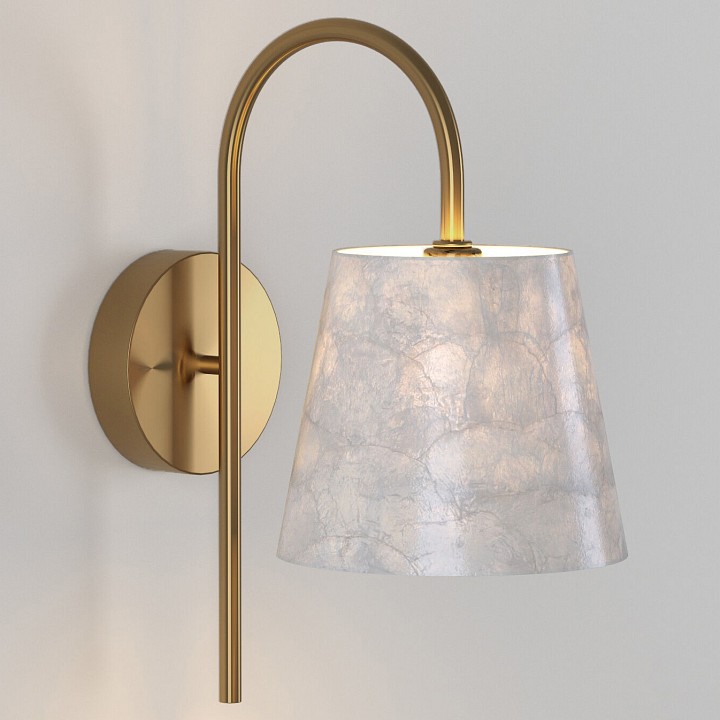 Бра eurosvet pearl 101013 латунь/перламутр