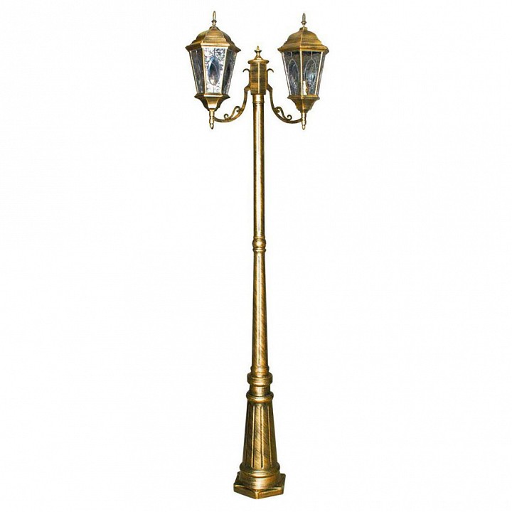 Фонарный столб feron витраж с овалом 11325