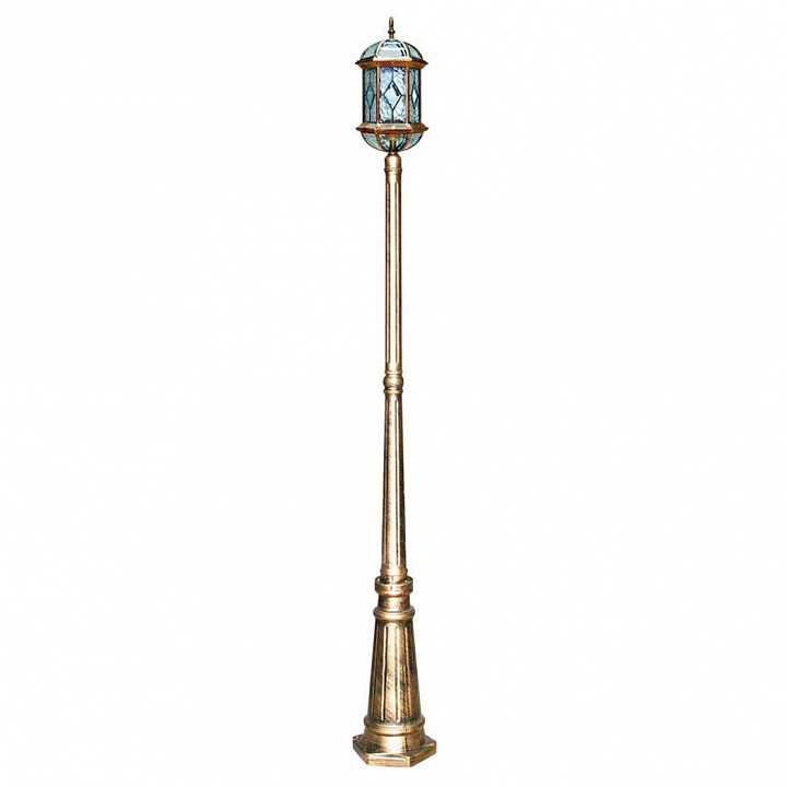 Фонарный столб feron витраж с ромбом 11340