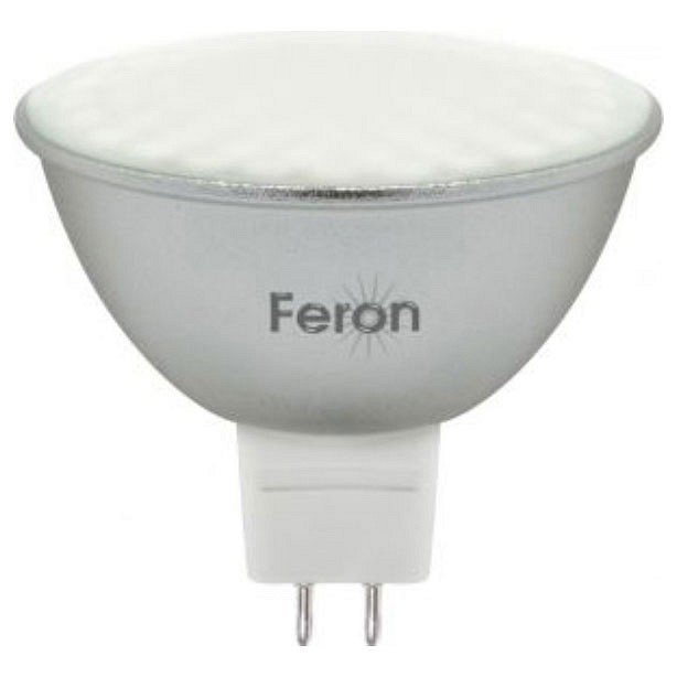 Лампа светодиодная feron lb-26 gu5.3 7вт 4000k 25236