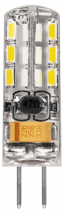 Лампа светодиодная feron  g4 2вт 2700k 25858