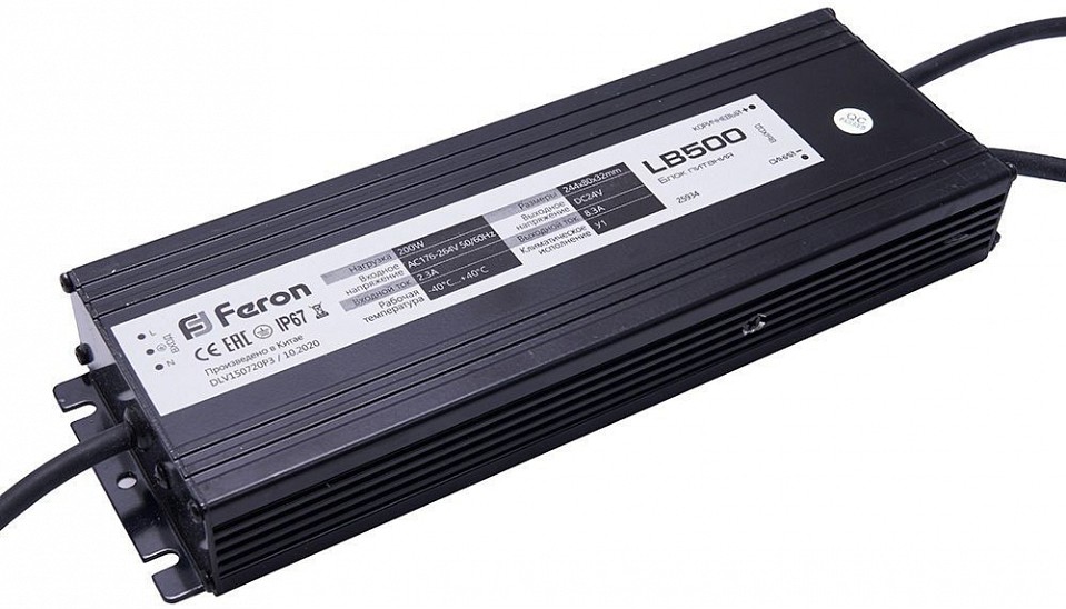 Блок питания с проводом feron lb500 25934