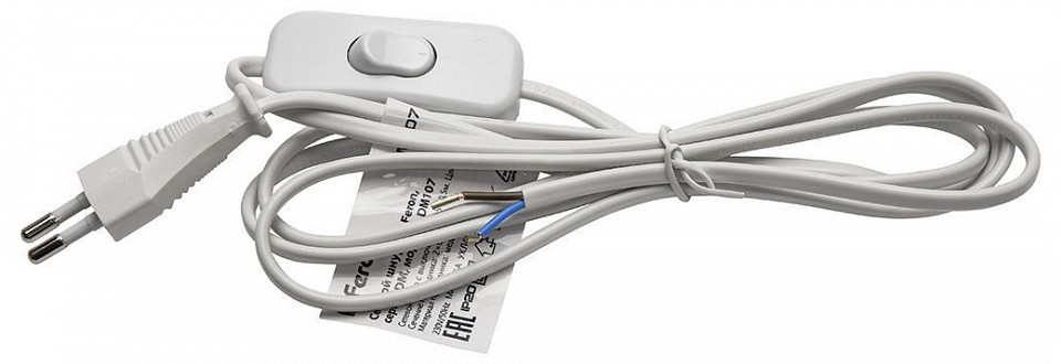 Сетевой провод с выключателем feron  41150