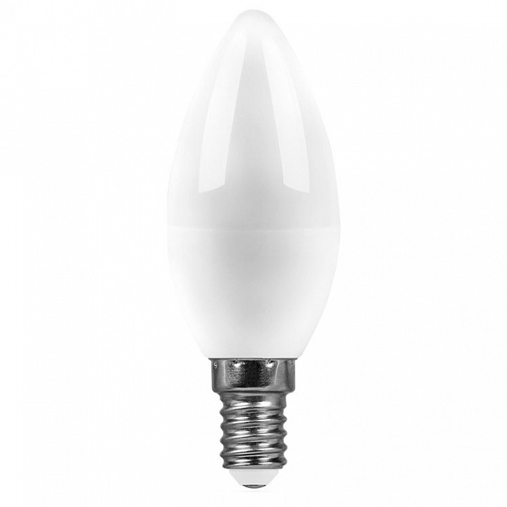 Лампа светодиодная feron sbc3709 e14 9вт 2700k 55078