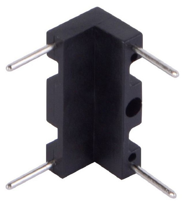 Соединитель угловой l-образный для треков накладных favourite unika 1006-cb-025