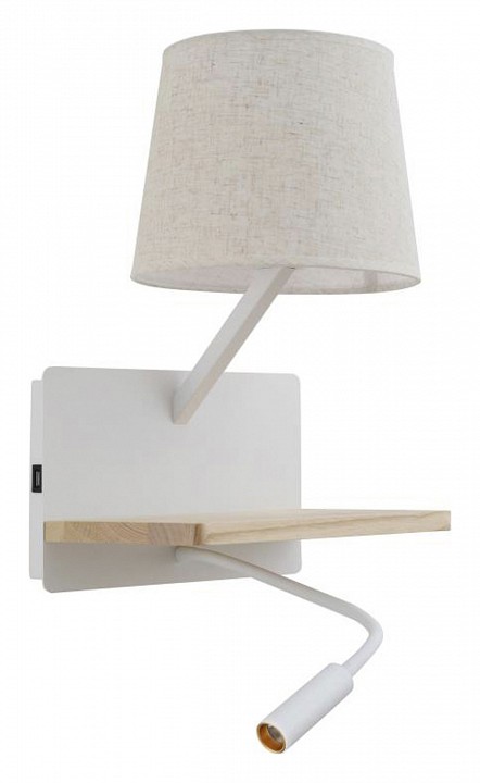 Бра с подсветкой и полкой favourite liga 2895-1w