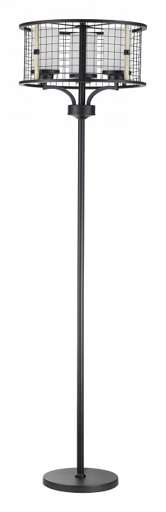 Торшер indigo castello 10014/3f black