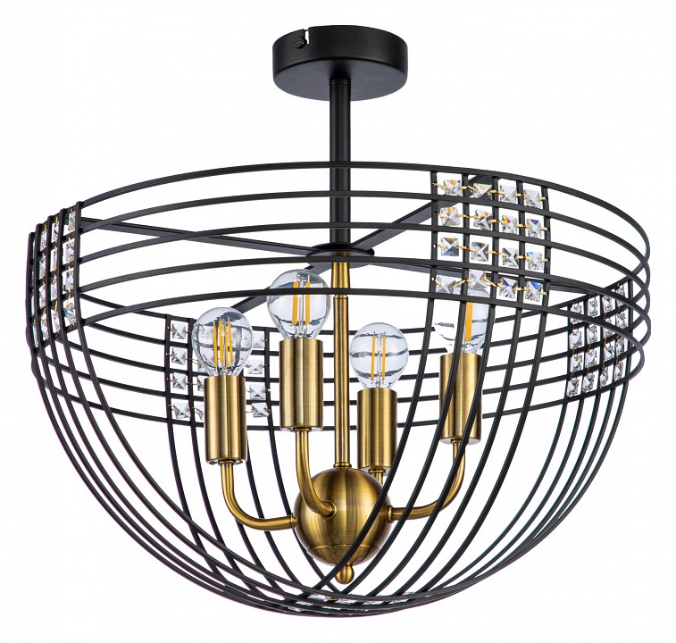 Светильник на штанге indigo fresco 10001/4c black