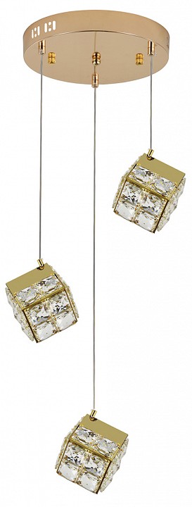 Подвесной светильник indigo radioso 12048/3p gold