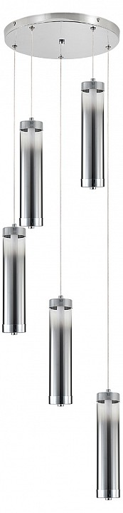 Подвесной светильник indigo rilucente 11061/5p chrome