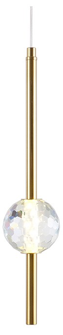 Подвесной светильник indigo ciondolo 11066/1p brass