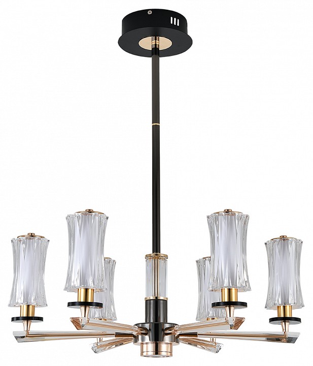 Люстра на штанге indigo grandioso 13038/6r black
