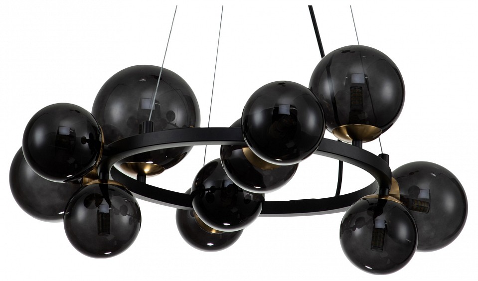 Подвесная люстра indigo molecola 11018/11p black