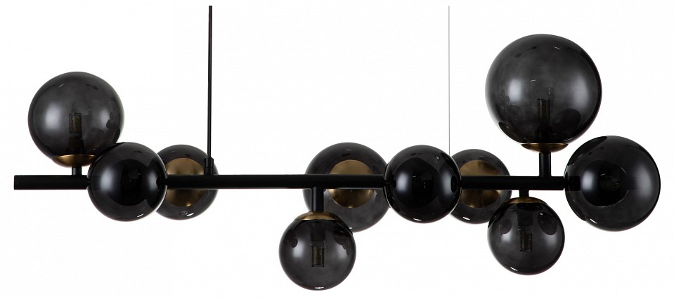Подвесная люстра indigo molecola 11018/10p black