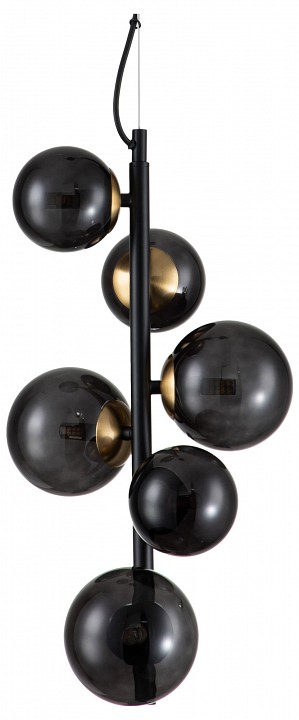 Подвесная люстра indigo molecola 11018/6p black