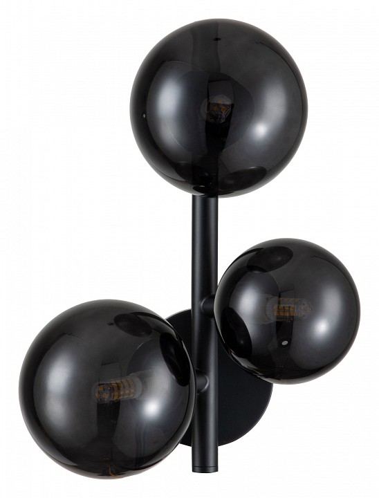 Бра indigo molecola 11018/3w black