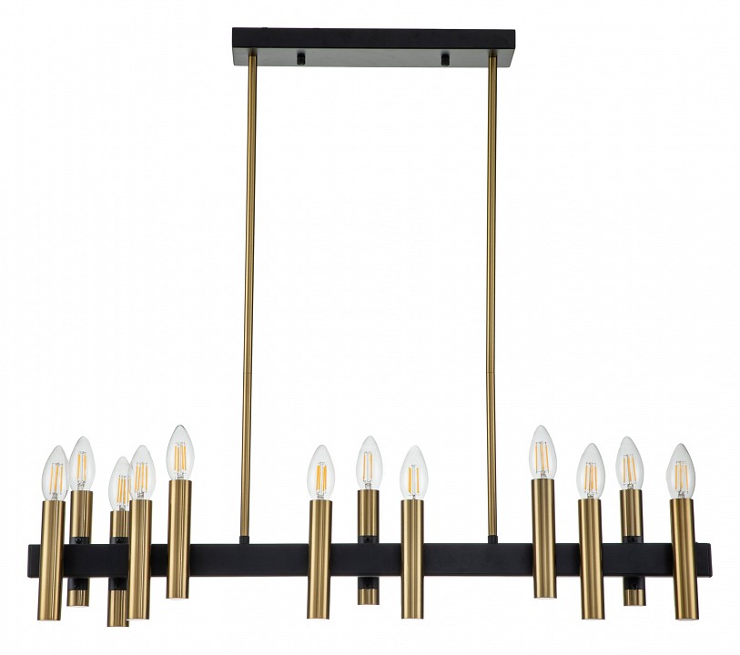 Люстра на штанге indigo cero 13009/12pl black