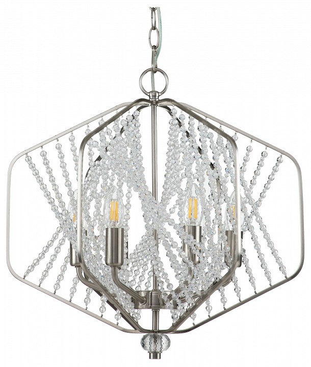 Подвесная люстра indigo ballo 12004/6p nickel