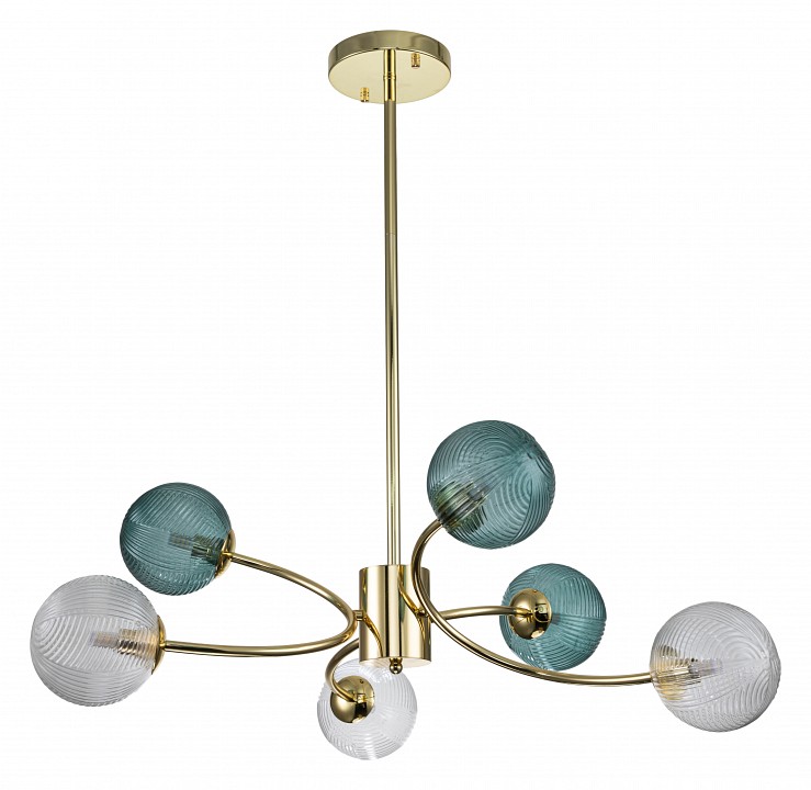 Люстра на штанге indigo selva 11032/6r gold