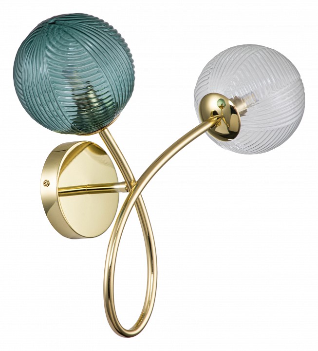 Бра indigo selva 11032/2w gold