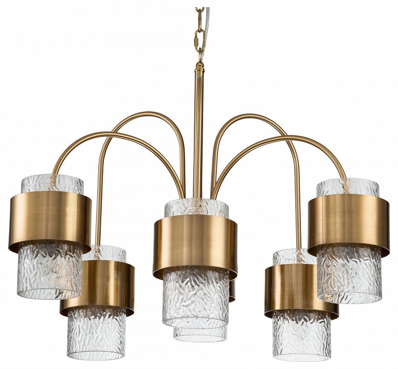 Подвесная люстра indigo eleganza 12019/a/6p brass