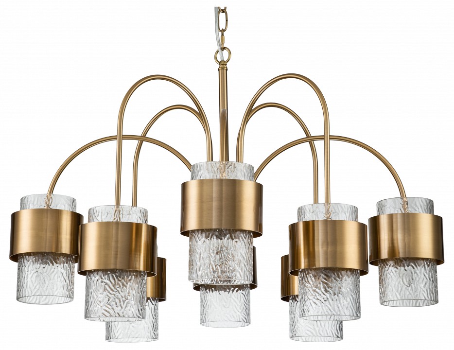 Подвесная люстра indigo eleganza 12019/a/8p brass