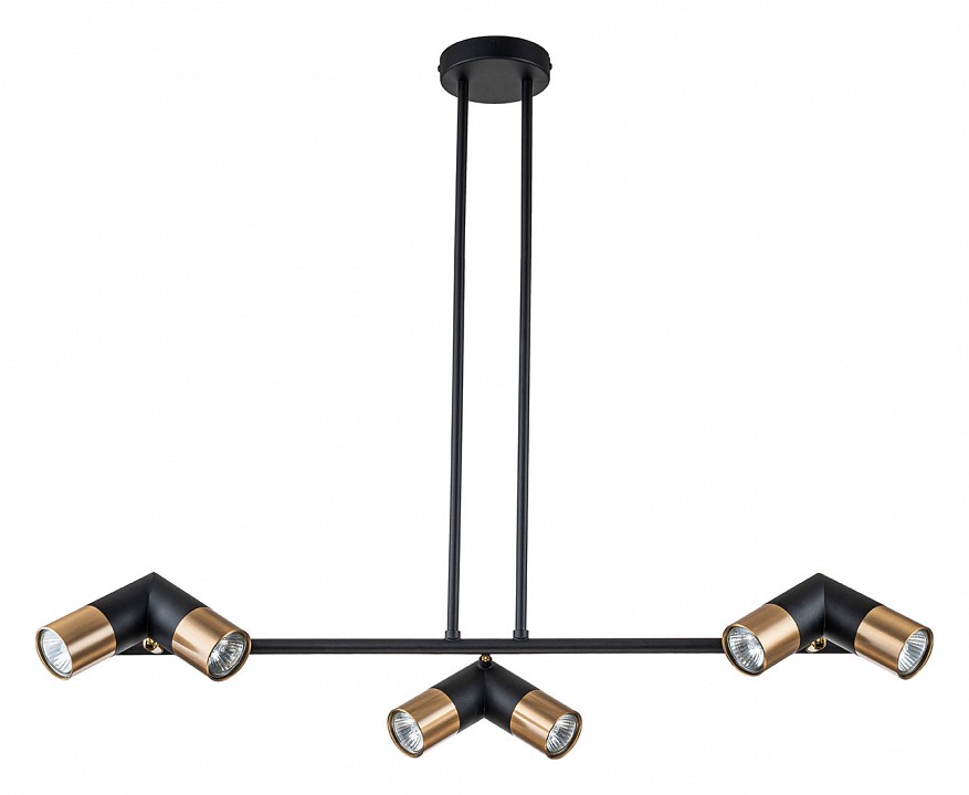 Люстра на штанге indigo doppio 11036/6r black
