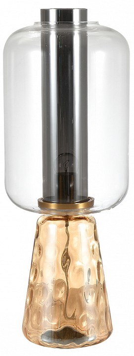 Настольная лампа декоративная indigo strego 11045/1t amber