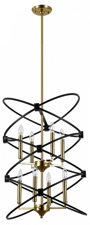 Люстра на штанге indigo trionfo 10020/8r black