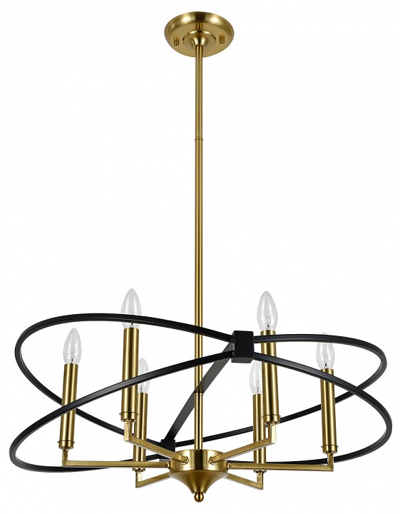 Люстра на штанге indigo trionfo 10020/6r black