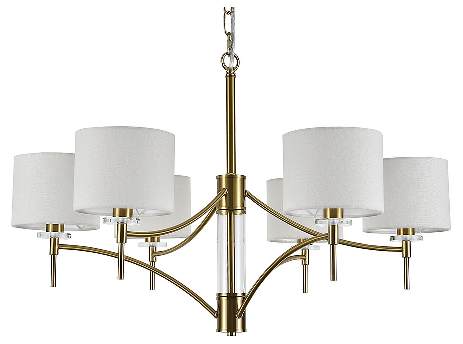 Подвесная люстра indigo boheme 13031/6p brass