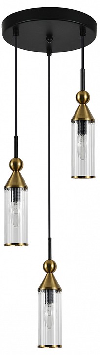 Подвесной светильник indigo torazzo 13037/3s black