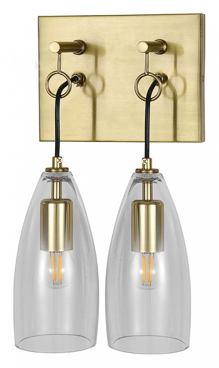 Бра indigo goccia 11064/2w clear