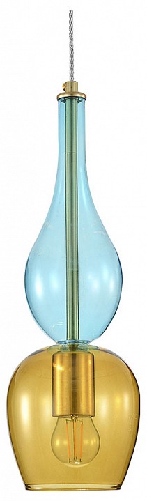 Подвесной светильник indigo millefiori 11065/1p amber