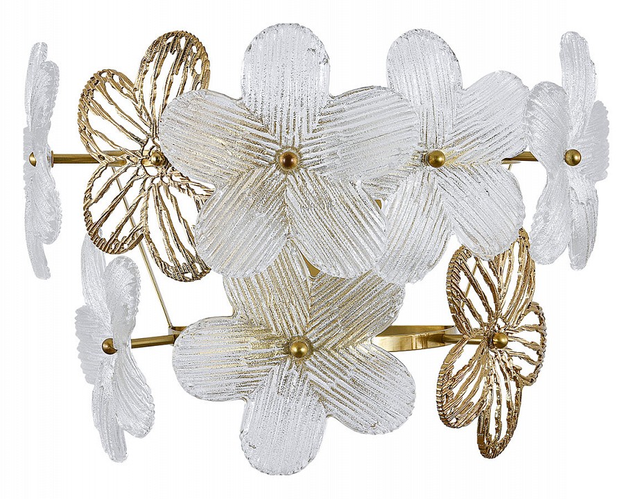 Накладной светильник indigo fiori 12049/2w brass