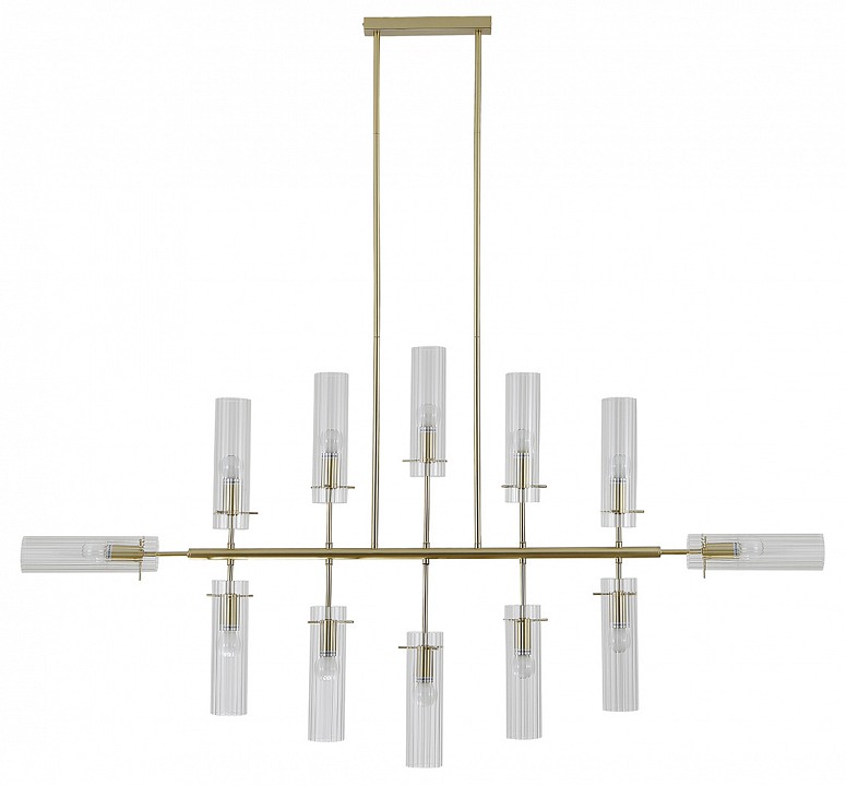 Люстра на штанге indigo saetta 11053/12r gold