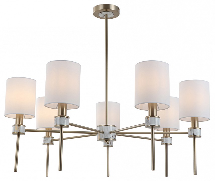 Люстра на штанге indigo poesia 13035/8r brass