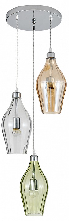 Подвесной светильник indigo piemonte 11058/3p multicolor