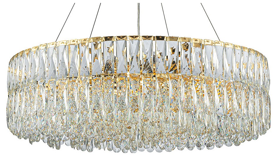 Подвесная люстра indigo vortice 12050/18p gold