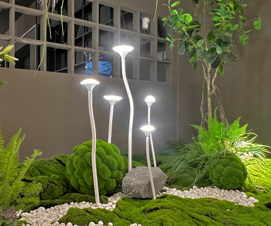 Наземный низкий светильник kink light пайк 09500b-5, 01