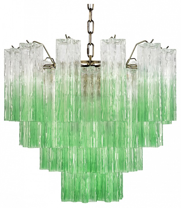 Подвесная люстра loft it murano 10580/600 clear green