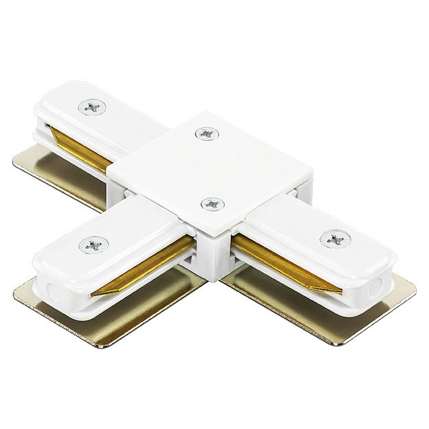 Соединитель с токопроводом t-образный для треков lightstar barra 502136