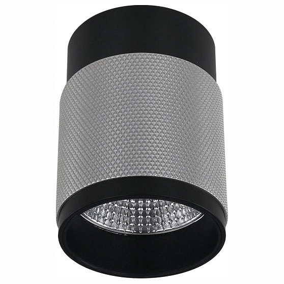 Накладной светильник iledex technical delta 1955-10w-3000k-36 bk+sl