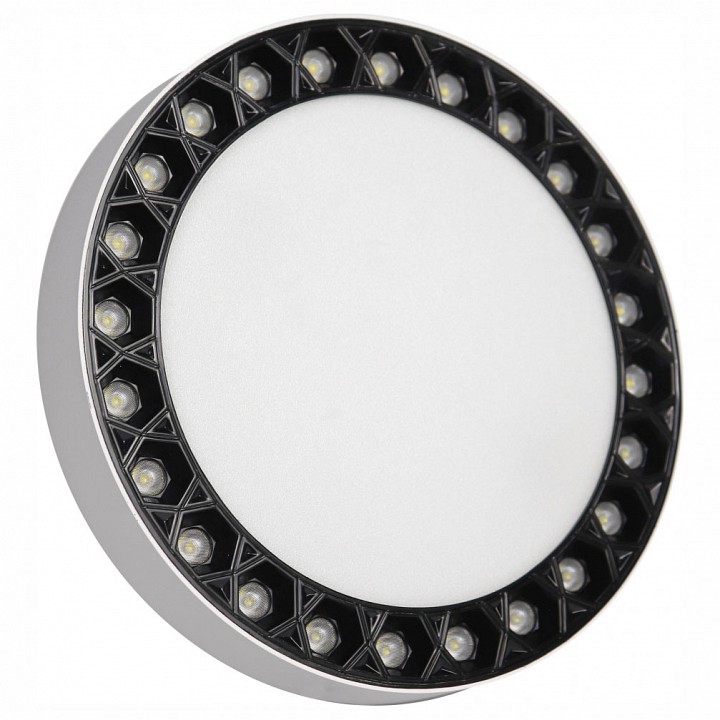 Накладной светильник iledex technical mercury 5552-36w-d217-3/4k-wh+bk