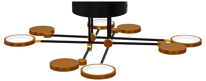 Люстра на штанге moderli arista v5080-cl