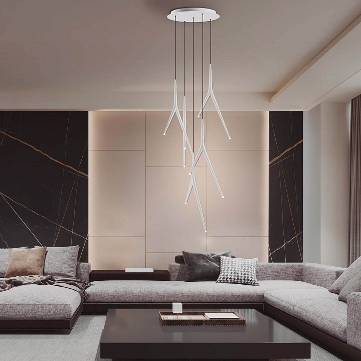 Подвесная люстра mantra arrecife 9362+9211 (5l)