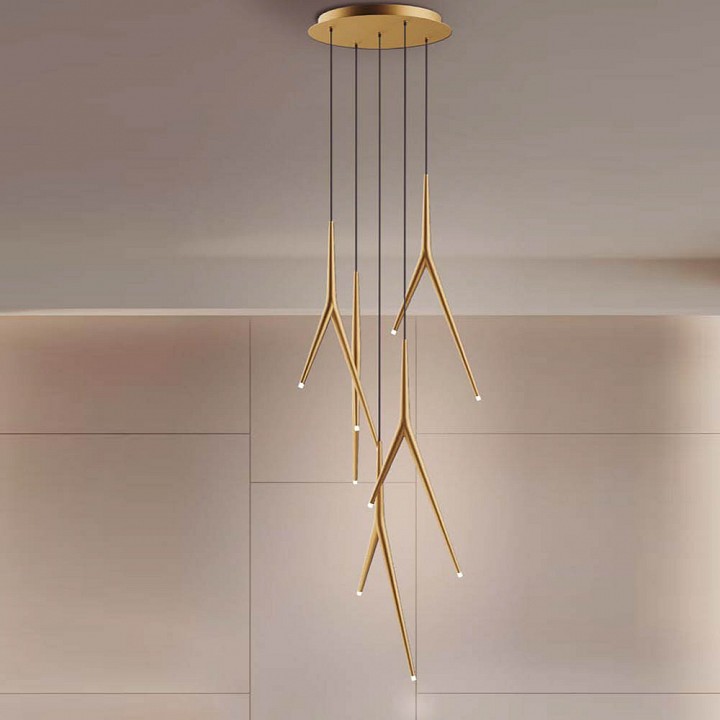 Подвесная люстра mantra arrecife 9364+9229 (5l)