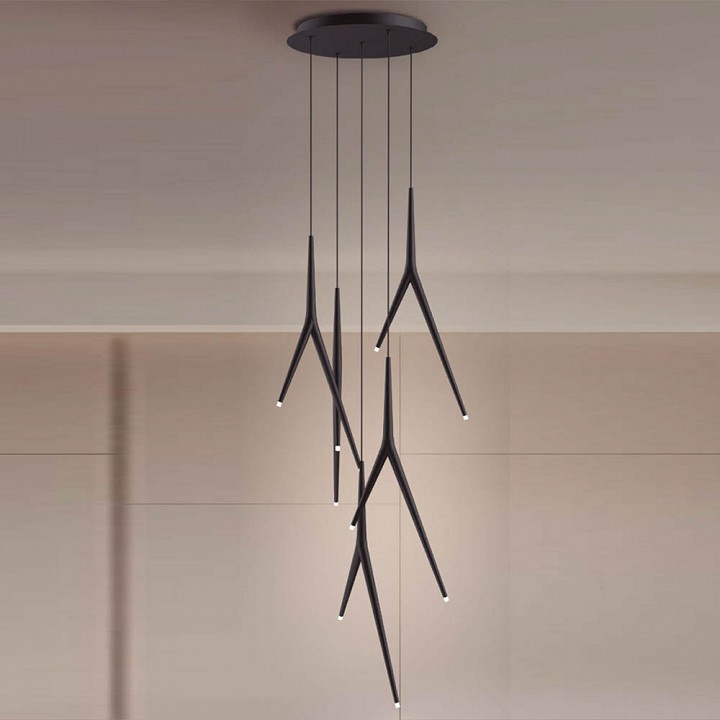 Подвесная люстра mantra arrecife 9365+9220 (5l)