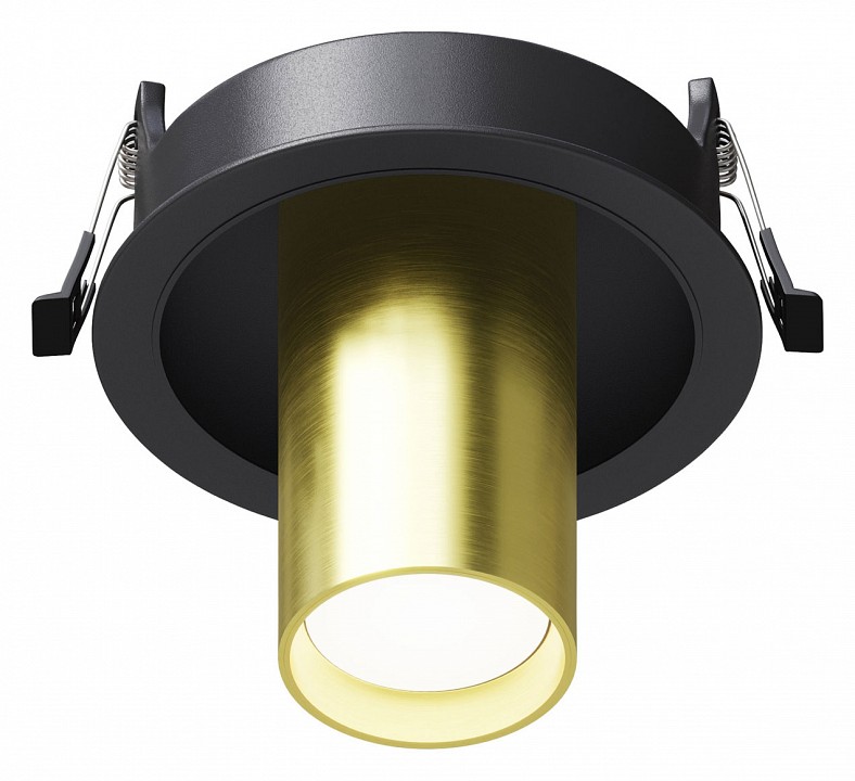 Встраиваемый светильник maytoni technical focus s c048cl-01-gu10-bbs