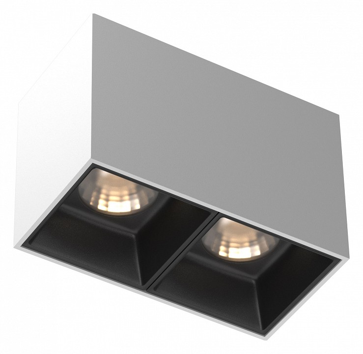 Накладной светильник maytoni technical alfa led c065cl-02-l12w3k-w